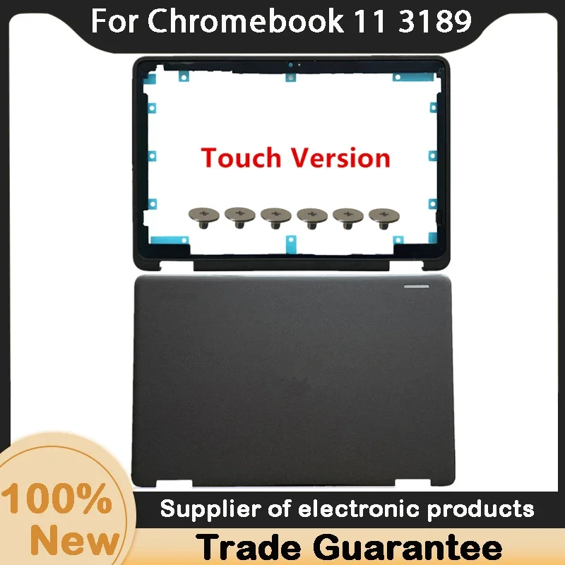 

Новинка для Dell Chromebook 11 3189 11,6 дюйма, задняя крышка ЖК-дисплея 0PP99H PP99H/Передняя крышка ЖК-дисплея 0WWP4T WWP4T, сенсорная версия