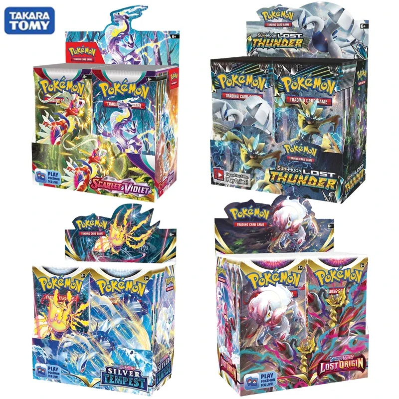 

New Original Random 1 Pack Pokemon Card SHIN Lost Origin SILV French English Pokémon Collection Party Trading Games Toy