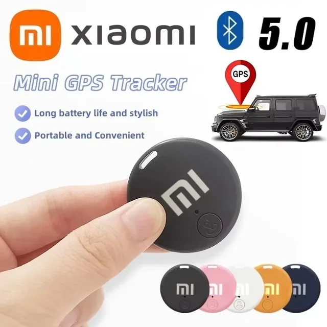 Xiaomi rastreador gps bluetooth 5.0 dispositivo anti-perdido pet crianças saco carteira rastreamento ios android localizador inteligente acessório 2025