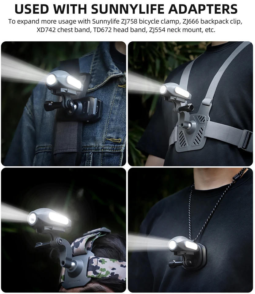 Drone Strobe Light Searchlight per DJI Avata 2 Luce di volo notturno lampada con staffa di montaggio adattatore supporto morsetto per Avata 2 Accessori