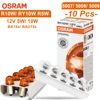 OSRAM 5007 5008 5009 R10W RY10W 12V 10W Car Signal Bulb BA15s BAU15s Standard Interior License Plate Door Light OEM Auto Lamp 1