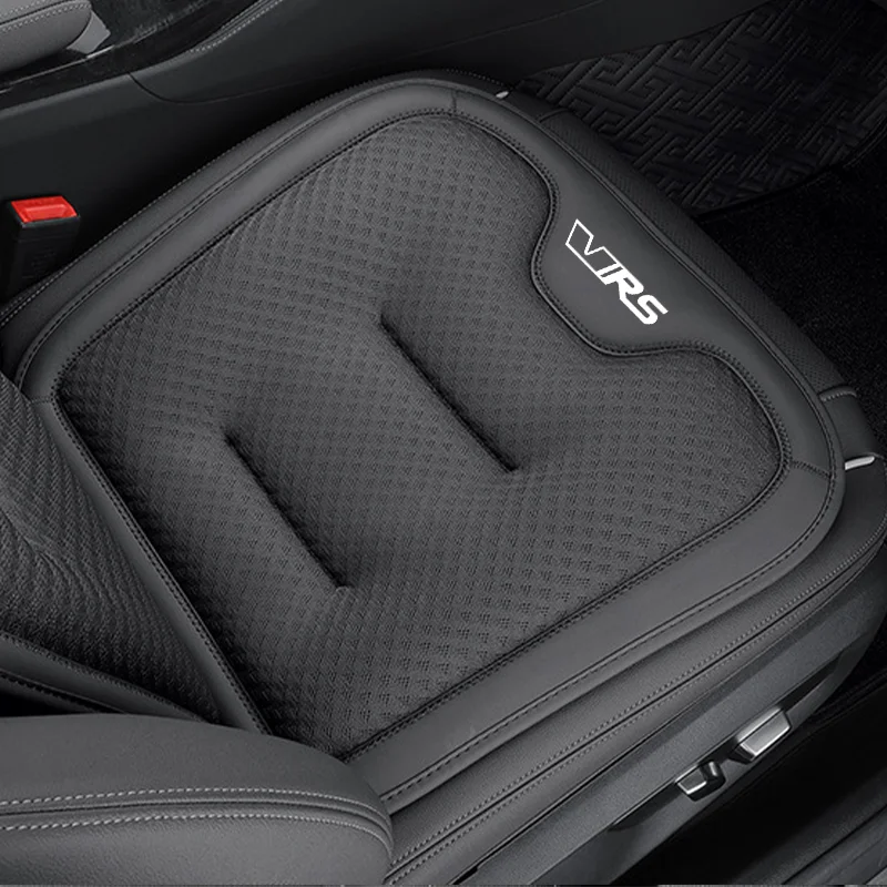 Car Seat Cover For Skoda VRS Emblem Mk3 Octavia Kamiq Kodiaq Karoq RS Breathable Non-Slip Seat Cushion Car Chair Protector Cover
