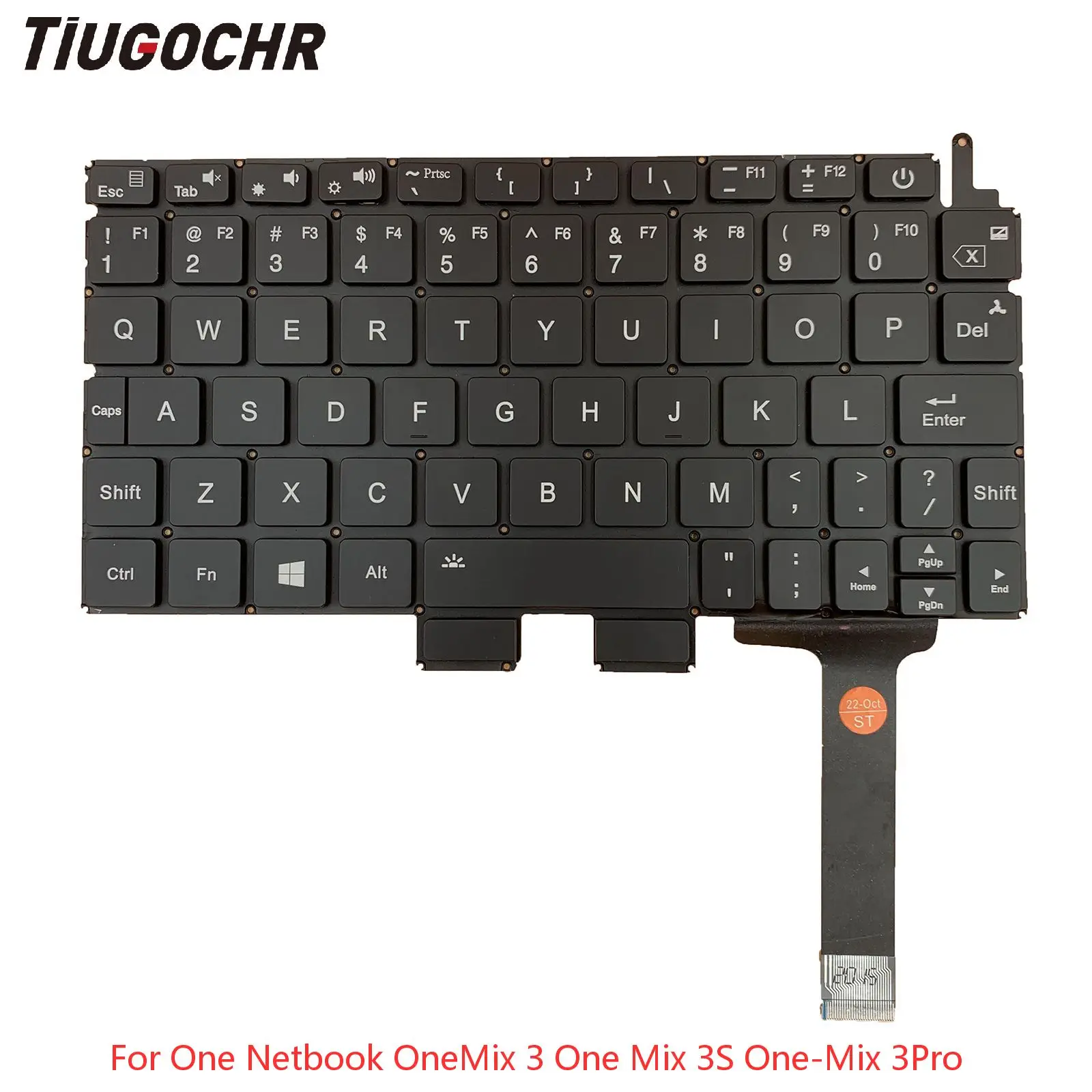 

New US keyboard For One-Netbook For One Netbook OneMix 3 One Mix 3S One-Mix 3Pro English US A09E i7-1051Y i5-10210Y Without Fram