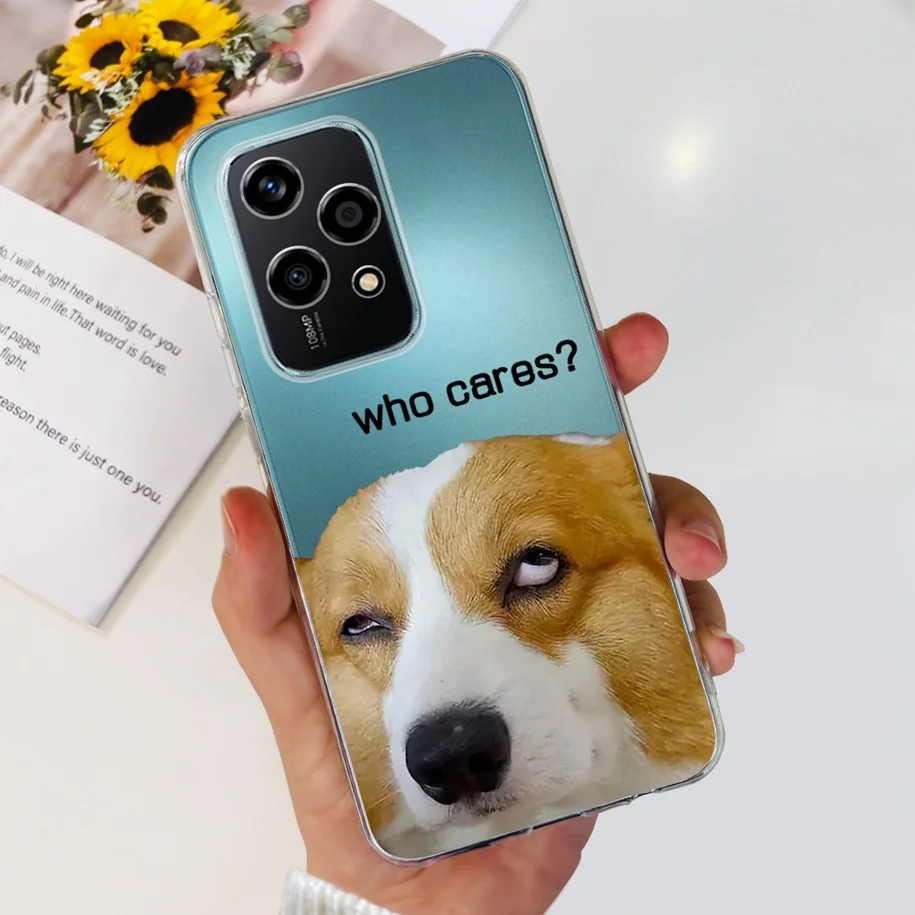 Floral Transparent Soft Silicone Phone Case - Protective Bumper