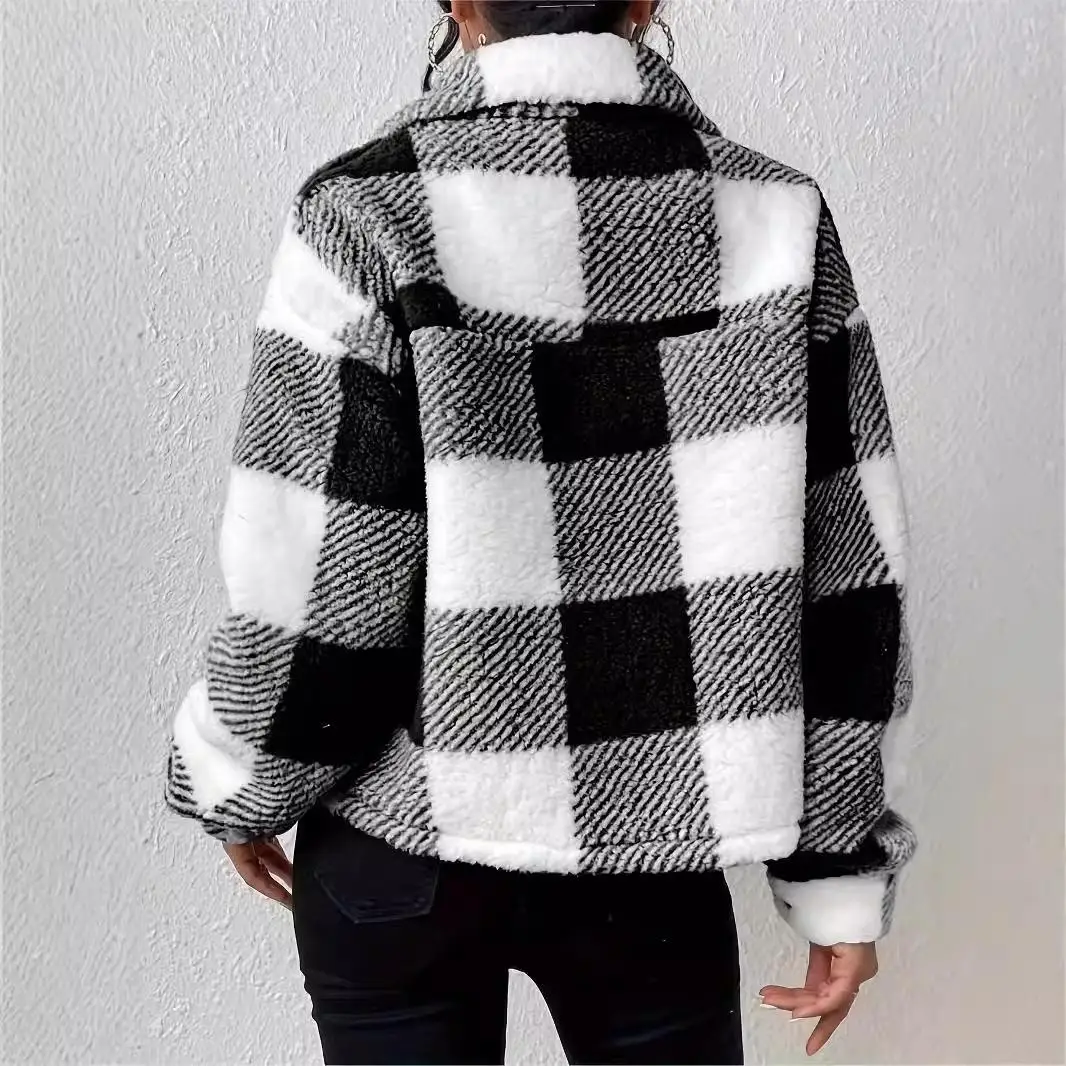 여성용 캐주얼 가디건 재킷 버튼 포켓 패치가 있는 편안한 홈웨어 무브랜드 보호복