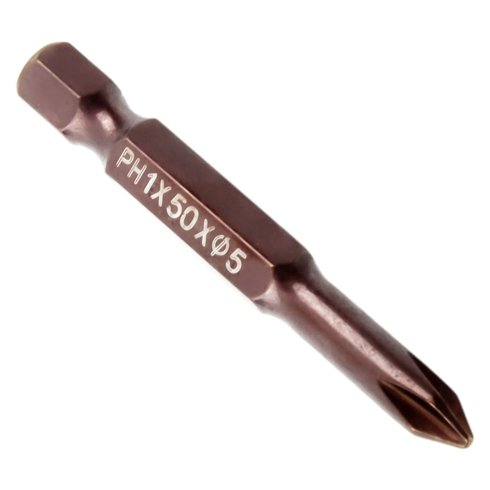 1pc 50mm Kreuz Schraubendreher-bits 1/4 Zoll Hex Schaft Elektrische Schraubendreher Bit Legierung Stahl Schraube Stick Hand werkzeuge PH00 PH0 PH1 PH2 – Detail 3