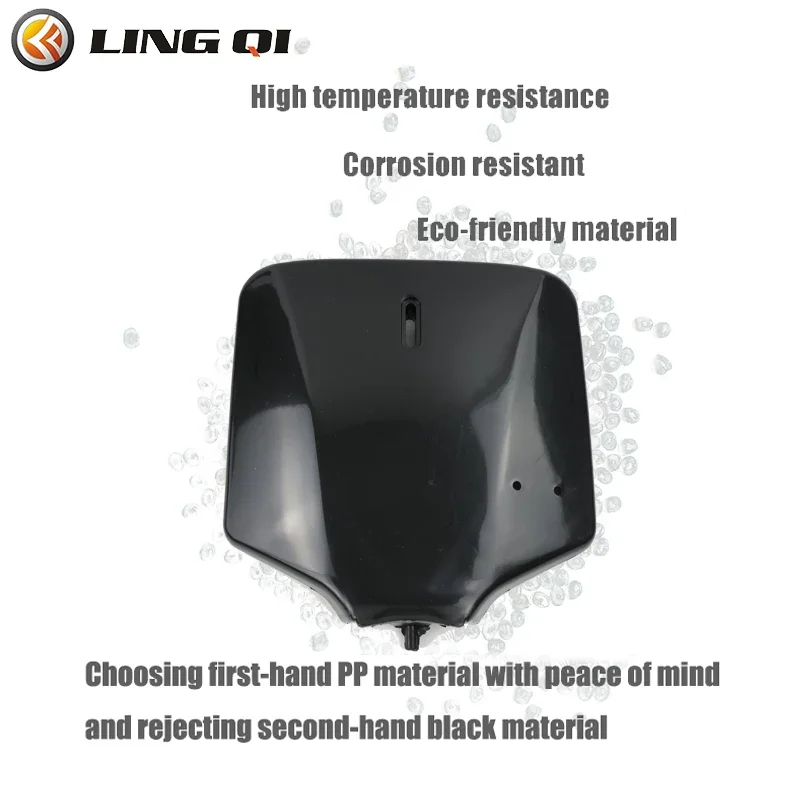 LINGQI RACING Motorcycle KLX110 Front Number Plate Panel Fender Plastic Cover motorcycle number plate for KLX 110 2013 Dirt Bike Accessories