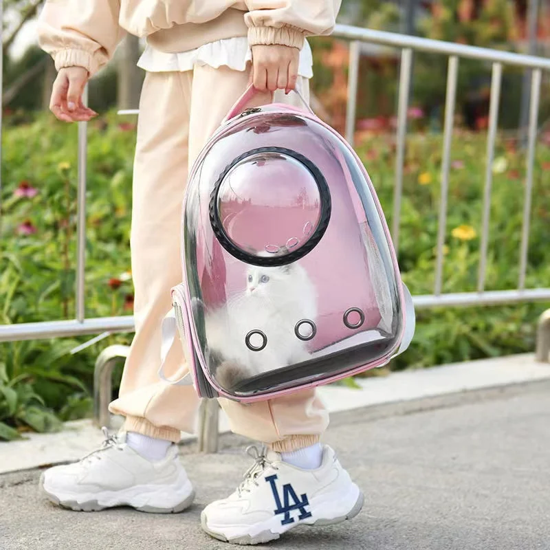 Pet Carrier Backpack, Space Capsule Bubble Cat Backpack Carrier, Waterproof Pet Backpack Outdoor Use