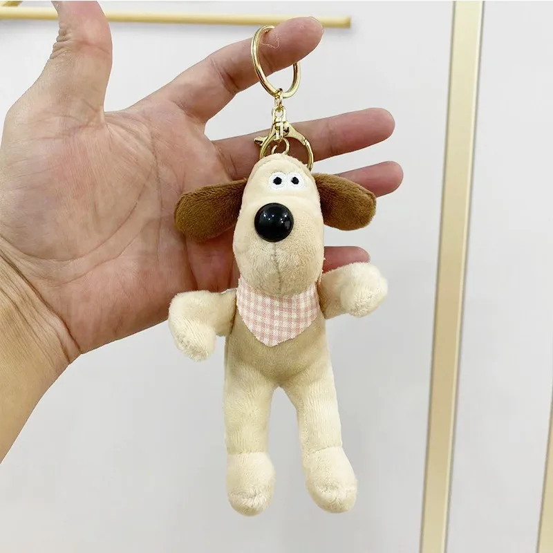 Cartoon Plush Key Pendant Cute Dog Plush Pendant Toy Keychain Girl Gift Cartoon Doll Doll Grab Machine Key