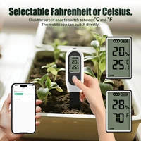 Tuya Smart Zigbee Soil Tester Temperature and Humidity Sunlight Meter Moisture Sensor Garden Automation Irrigation Detector - Image 2