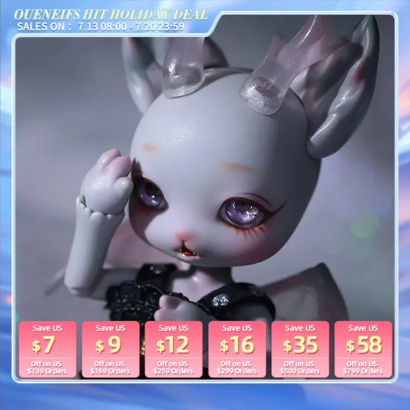

1/8 BJD Doll Shuga Fairy Zono Pet Animal Figure Resin Toys for Kids Surprise Gift for Girls Birthday Toy Doll House Accesorios