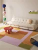 Green Checkerboard Living Room Carpet Modern Simple Large Area Bedroom Rug Creative Geometric Sofa Coffee Table Floor Mats Tapis 1