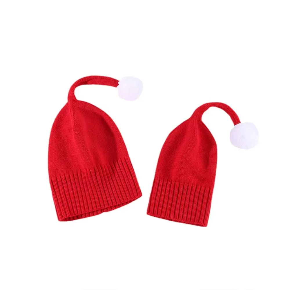 Baby Christmas Hats Winter Warm Parent-child Hat Infant Bonnet Xmas Santa Hat Mother