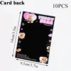 10pcs Cute Paper Card DIY Card Protective Packaging Photo Cardboard Packaging Gift Decor Card Head Paper Card Back Art Supplies 6