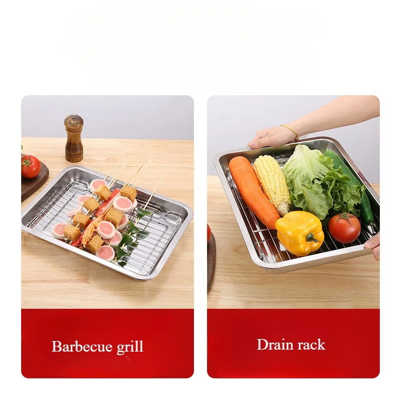 1pc, Stainless Steel Outdoor Barbecue Grill, Water Filter Rack, Bread Cooling Net, Oil Filter Net, Barbecue Net. Bbq Accessories