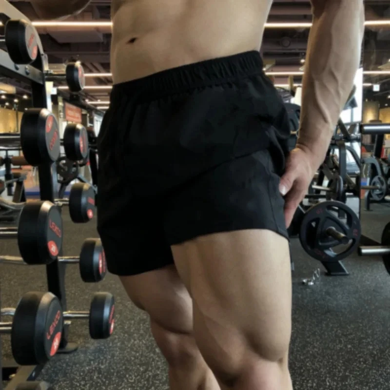 2024 New Summer New Arrival Sports Shorts Men New Comfortable Elastic Waist Clothing Male Breathable Short Trousers 2