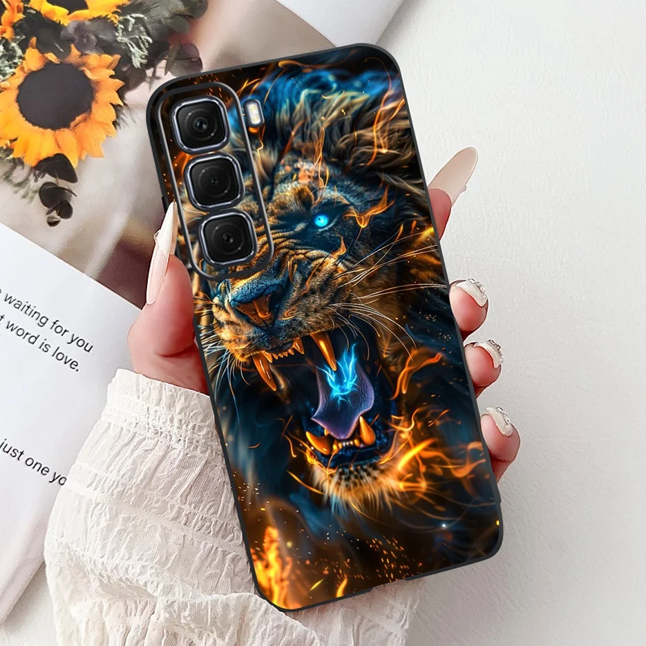 Cute Lucky Koi Soft TPU Phone Case - Infinix Hot 50 Pro Plus