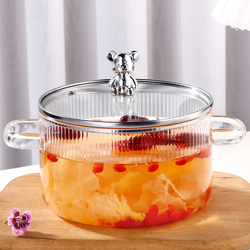 Pyrex Glass Steamer Basket 20cm 2L Kitchen Accessories - Transparent