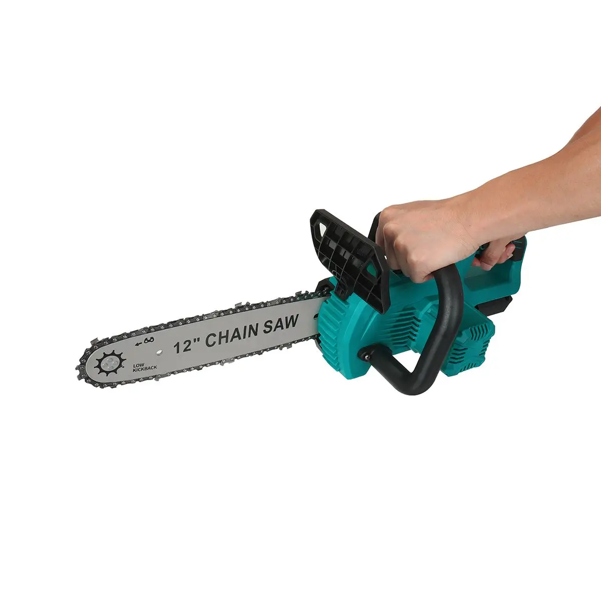 12 인치 브러시리스 전기 체인 톱 전원 디지털 디스플레이 Makita 20V 배터리 용 무선 전기 톱 정원 나무 가지 절단