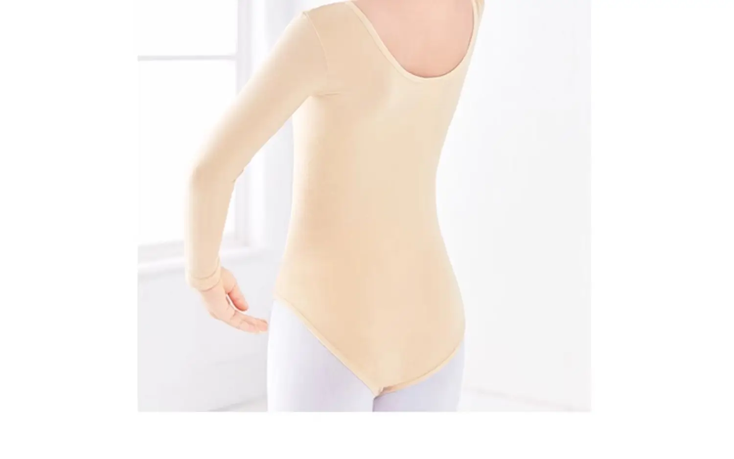 Mehrere Stile Ballett-Trikots für Mädchen, Tanzunterwäsche, Leibchen, Fitnessstudio, Trikot, Kinder-Langarm-Trikot, nackter Schlankheits-Body – Detail 6