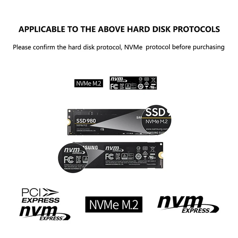 NVME PCIE SSD ϵ ̺ Ŭ, M.2 Nvme SSD ̽, M.2 Nvme to USB C Ÿ, 10 Gbps