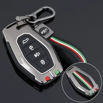 Cover per chiave/telecomando per Chery X70 x95 x90 accessori Car-Styling Auto Protect Set portachiavi supporto Shell protezione in lega