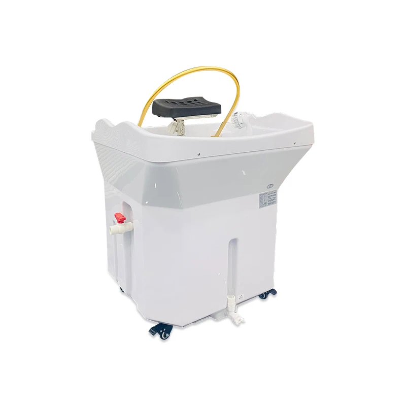 

Beauty salon water circulation fumigation head treatment instrument machine water storage movable head basin