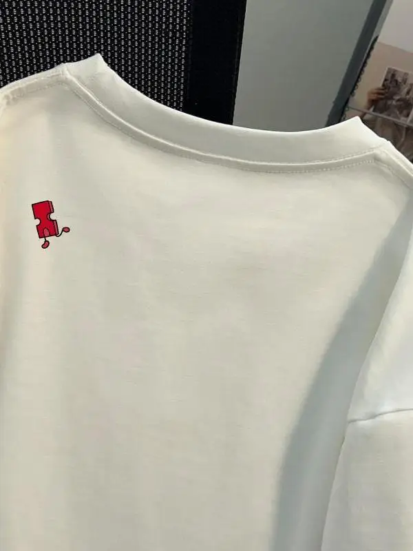 Fun Print Pure Cotton ort Sve T-irt ex Casual Wear Summer Top Guangzhou Thirteenth Fac Outlet Goods