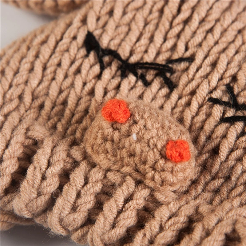 

2 Pcs Knitted Baby Hat Romper Set Newborn Photography Props Outfit Infants Photo Shooting Clothing