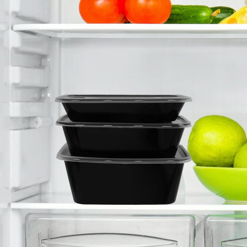 Premium Leakproof Food Storage Bento Boxes with Lids - Disposable Meal Prep Containers
