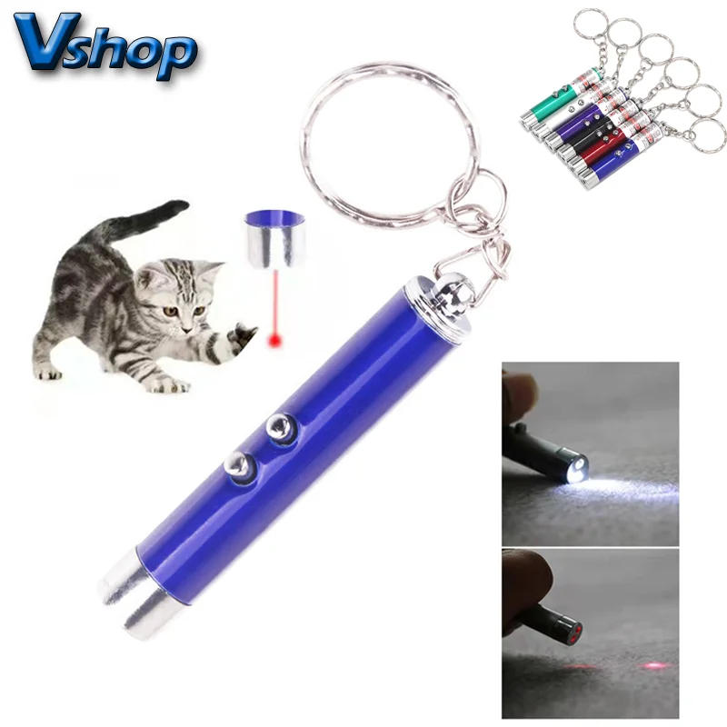 Teasing Cat Laser Pointer, Cat Laser Toy, Pet Training Chase Interactive Toy, Suitable for Kitten Cat and Dog Chase Game