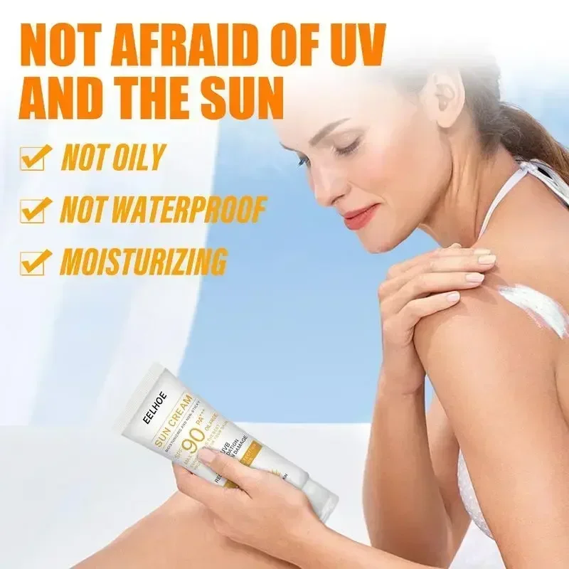 Facial Sunscreen Lotion Facial Sunscreen SunCream Sunblock Skin Protective Cream New Sun Cream Bleaching Facial Moisturizer Anti Aging Oil Control
