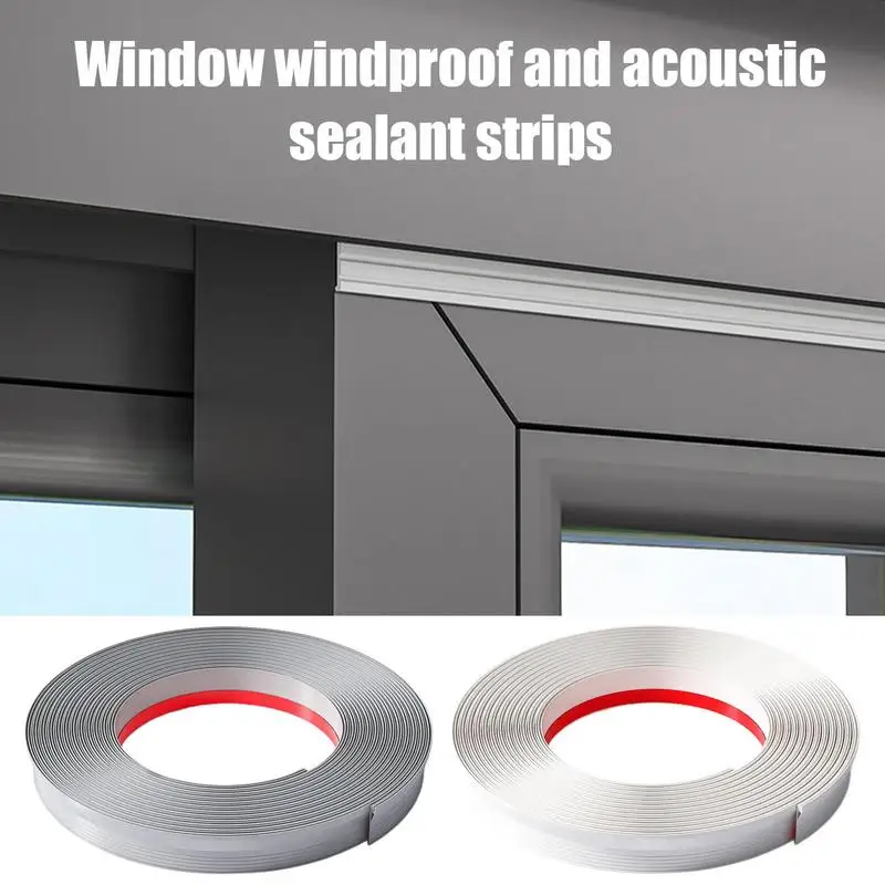 

4m Foam Window Sealing Strips Windproof Sound-Proof Door Weather Stripping Dustproof Self-adhesive Tape Door Seam Sealing Strip