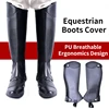 Equestrian Supplies Horse Riding Chaps Boots Cover Adult Children Microfiber Leggings Riding Harness Rider Knight Equipments 1