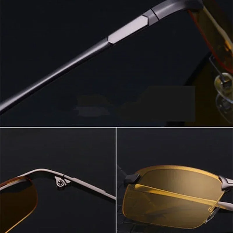 Night Vision Driving Glasses Yellow Unpolarized UV Sunglasses PC Ultralight Driver Mirror Outdoor Driving Goggles Men night vision sunglasses night vision glasses