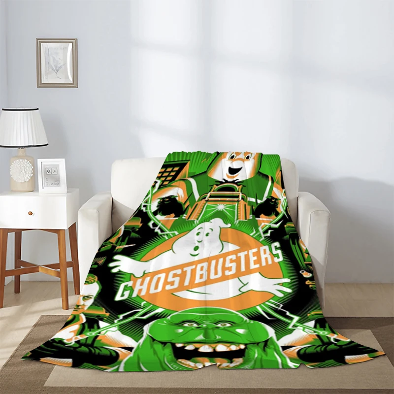 

Movie Blanket G-Ghostbusters Microfiber Bedding Fluffy Soft Blankets & Throws Knee Sofa Winter Warm Fleece Nap Decorative Luxury