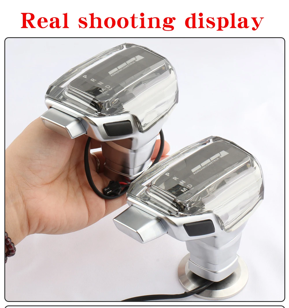 Automatic Gear Shift Knob Handball Lever Shifter LED Crystal For Renault Koleos