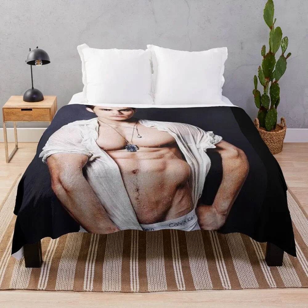 

Paul Wesley Throw Blanket Beach halloween Blankets