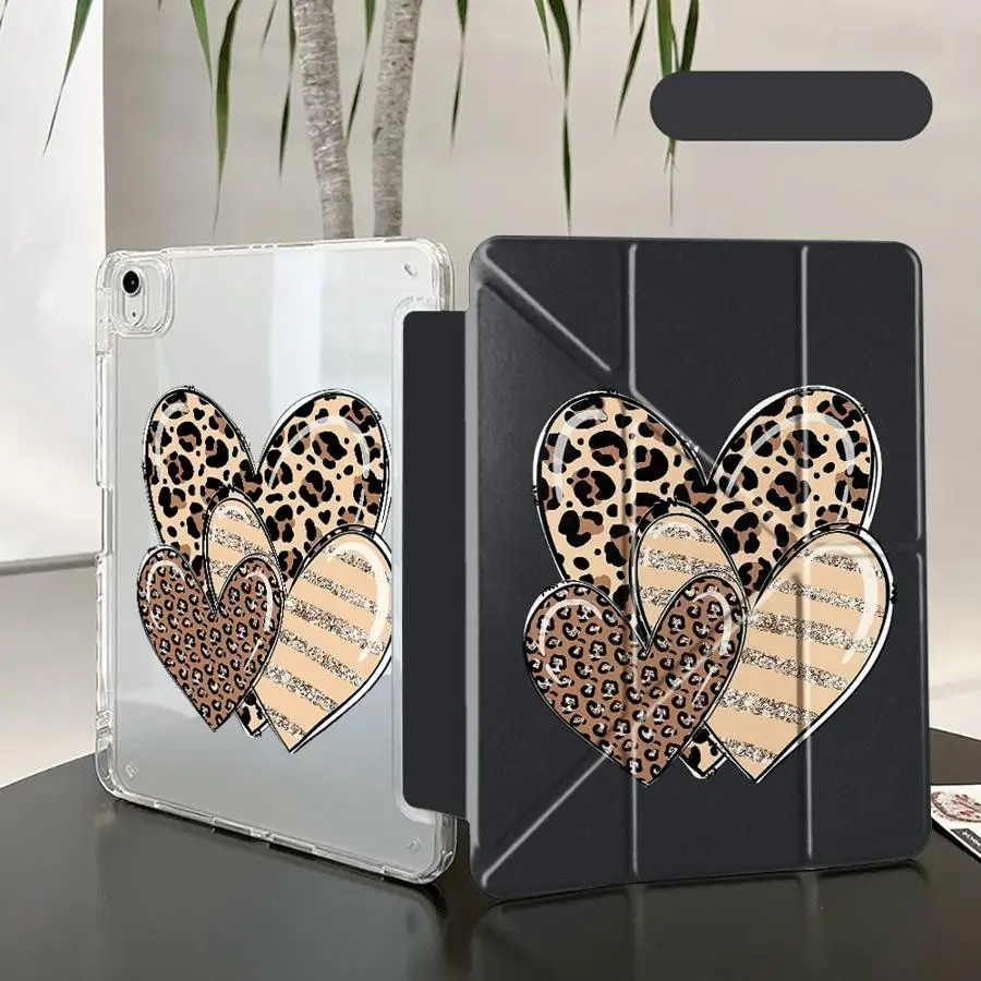 Y-Fold Hearts Tablet Case with Adjustable Holder