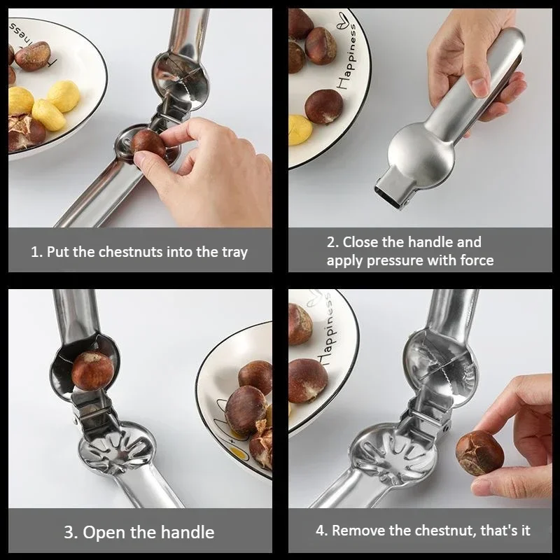 Chestnut Peeler Cross Shaped Stainless Steel for Walnut Chestnut Nut
