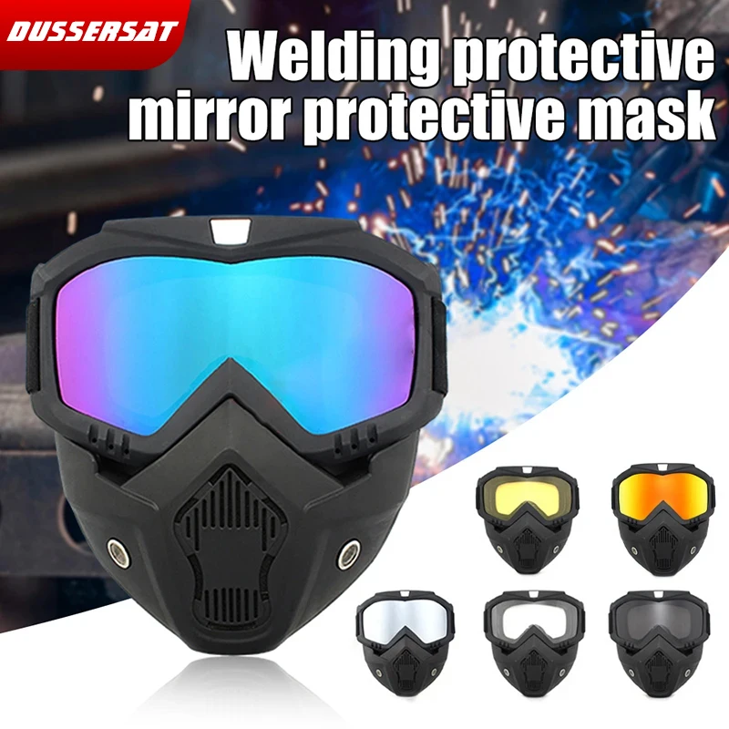 

Motorcycle Windproof Mask Goggle HD Outdoor Sport Glasses Eyewear Riding Motocross Summer UV Protection Sunglasses
