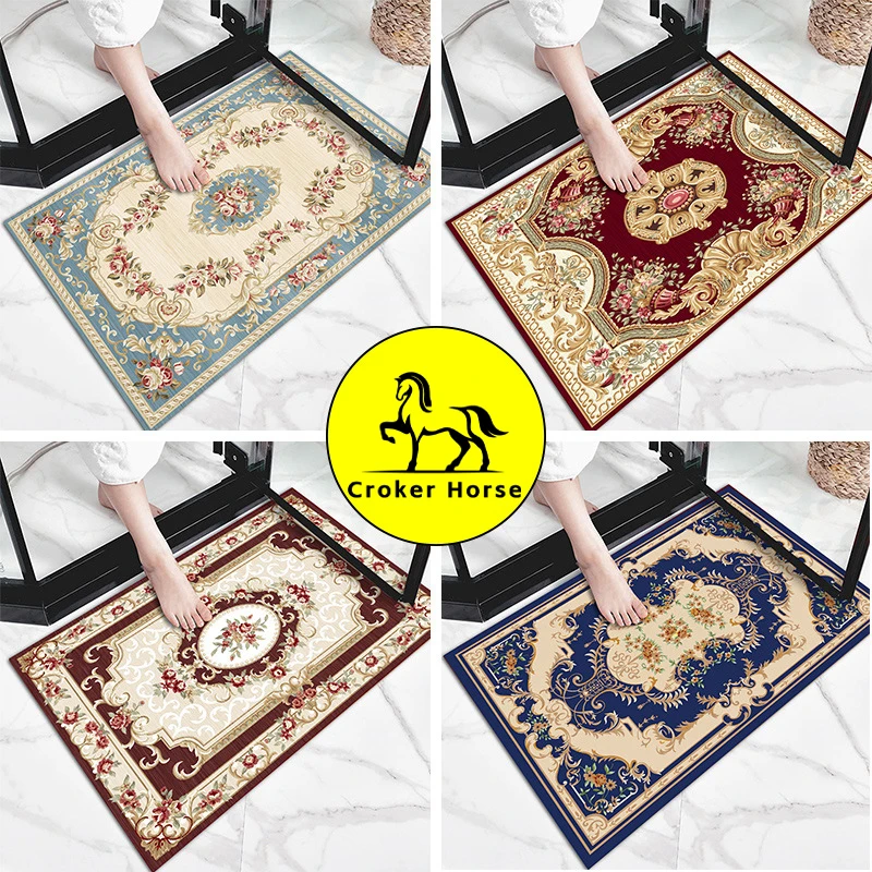 

Croker Horse Entry Mat Bathroom Floor Mat Rug - American Retro Style Wholesale Price Kitchen Bath Mat Non Slip Soft Machine Wash
