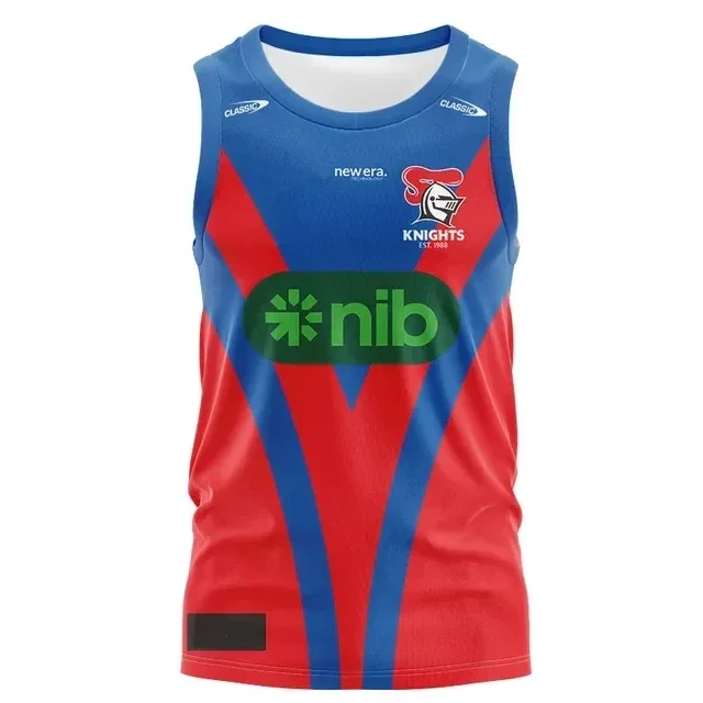 Knights Home Men's Jersey Rugby Training Singlet Short Shirt name and number size S--5XL
