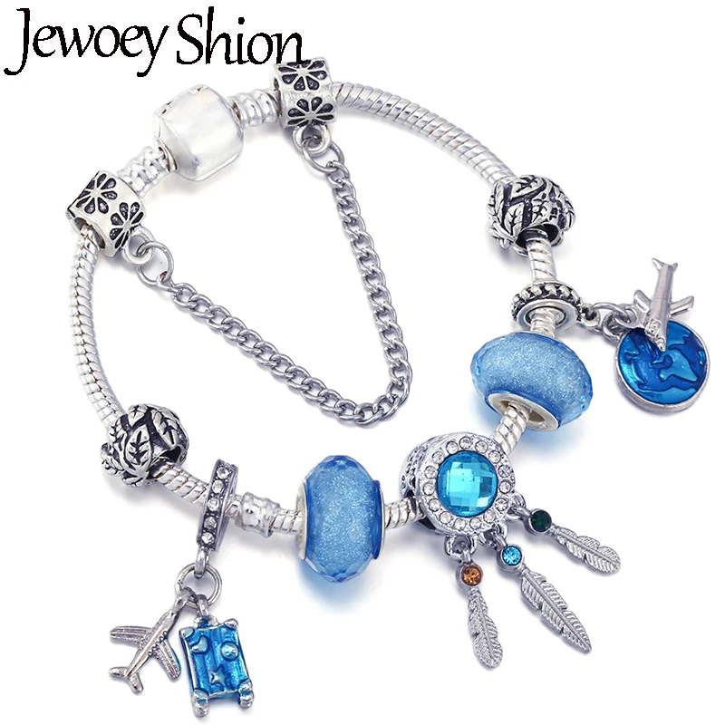 Ловец снов: путешествие по всему миру воздушным шармом браслет с подвеской подходит для индивидуальных ювелирных изделий подарок для изготовления браслетов своими руками