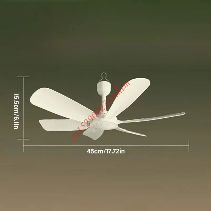 실내 옥외 공간 72XA를 위한 먼 6 속도 조정 타이머를 가진 에너지 절약 USB에 의하여 운영하는 거는 팬