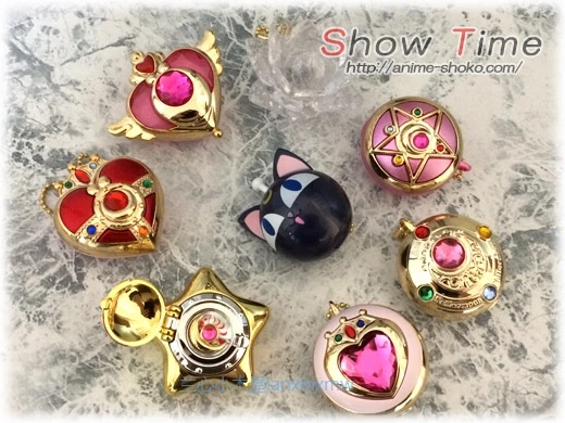 BANDAI Mini cambiador huevos SAILOR MOON, de espejo, bolígrafo, caja de dulces figuras de acción, | - AliExpress