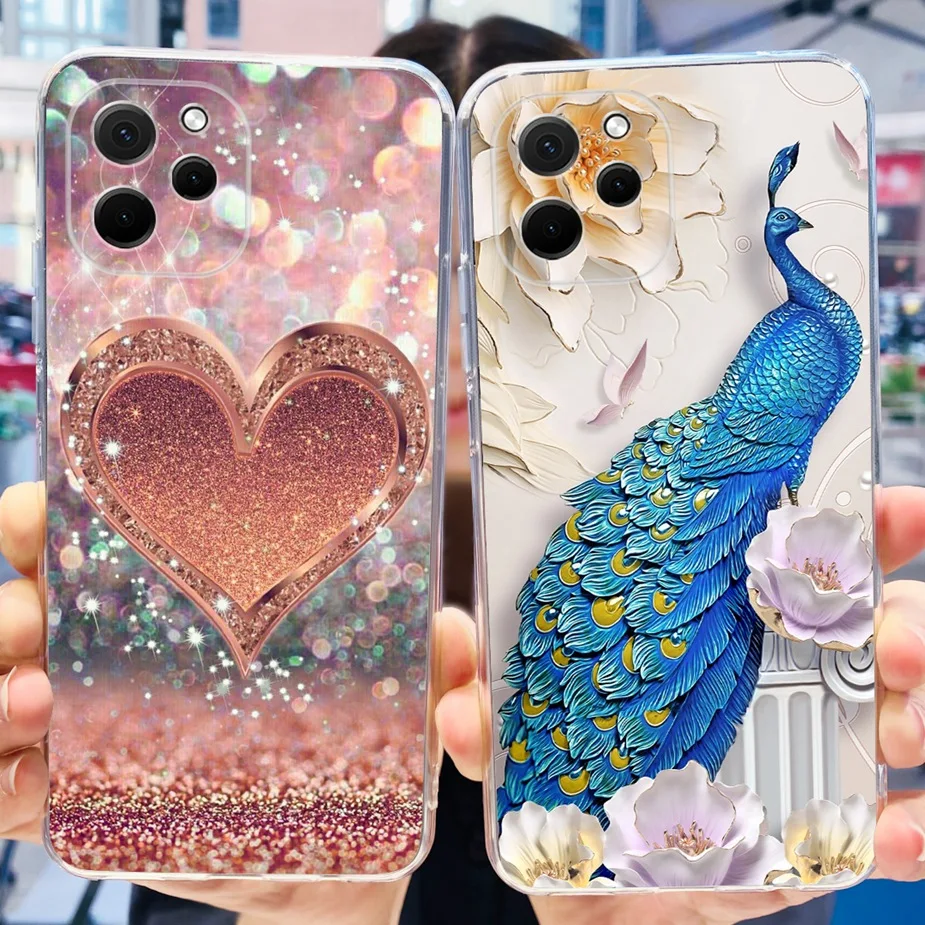 Stylish Painted Soft Silicone Phone Case - Huawei Nova Series