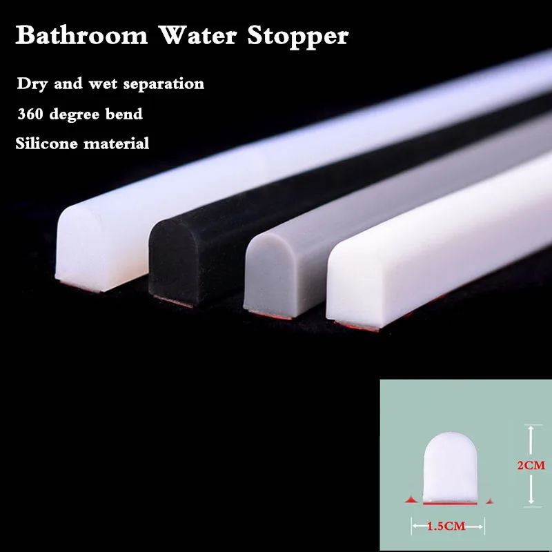 

Пробка для ванной комнаты 4 цвета, удерживающая воду лента, Сгибаемая дверь для ванной комнаты, стиральная машина, душевой порог, водяной Душ, плоский барьер