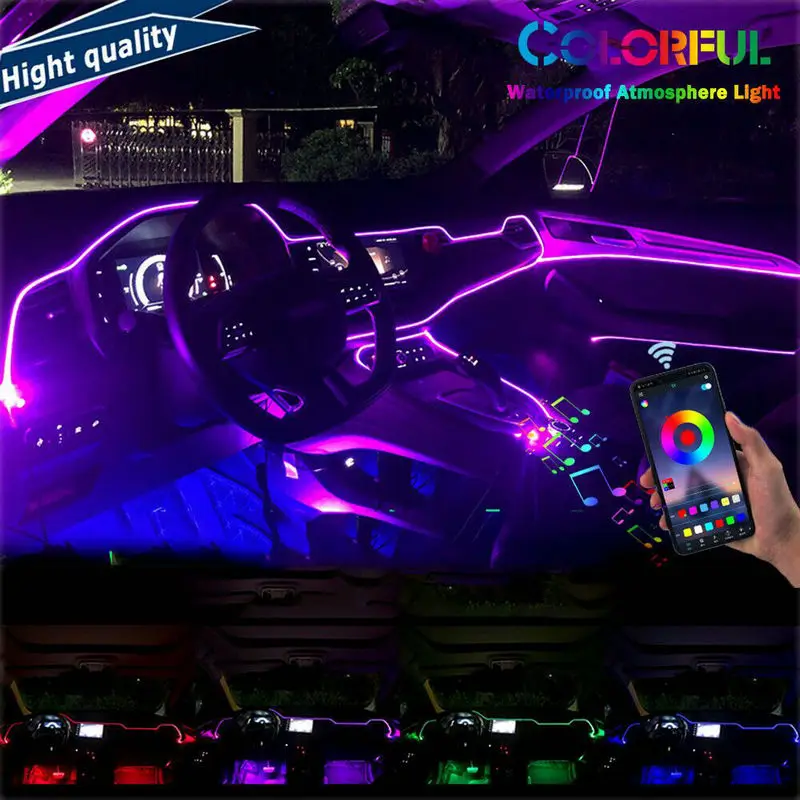 Black Bendable Solid Core 2.5mm(Dia.) T-shape Side Glow Fiber Optic Cable w/Skirt fin Car Decorative Atmosphere DIY Lighting fiber optic cable