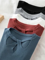 2026 Fashion Hollow Out Women Sweaters Spring Autumn Tops Slim Women Pullover Knitted Sweater Basic Solid Jumper Soft Warm Pull - Image 2